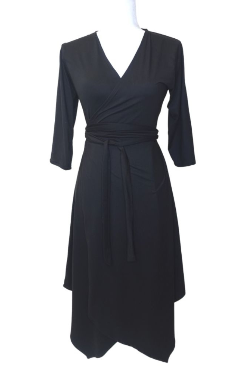 Black Wrap Dress S-M/4-6