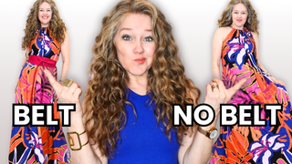 Stylist's Secret Weapon for Disguising Your Tummy Over 40