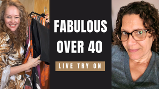 How to Look Fabulous Over 40: Live Outfit Try On