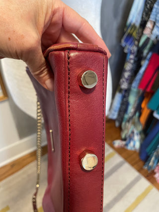 Rebecca Minkoff Burgundy Cross Body Bag - Pre-loved