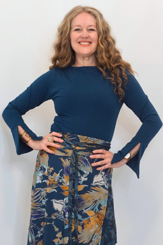 Easy Mix & Match Teal Knit Top