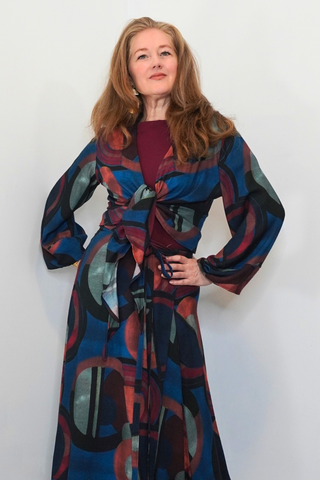 La Cerchio Magic Bubble Sleeve Blouse