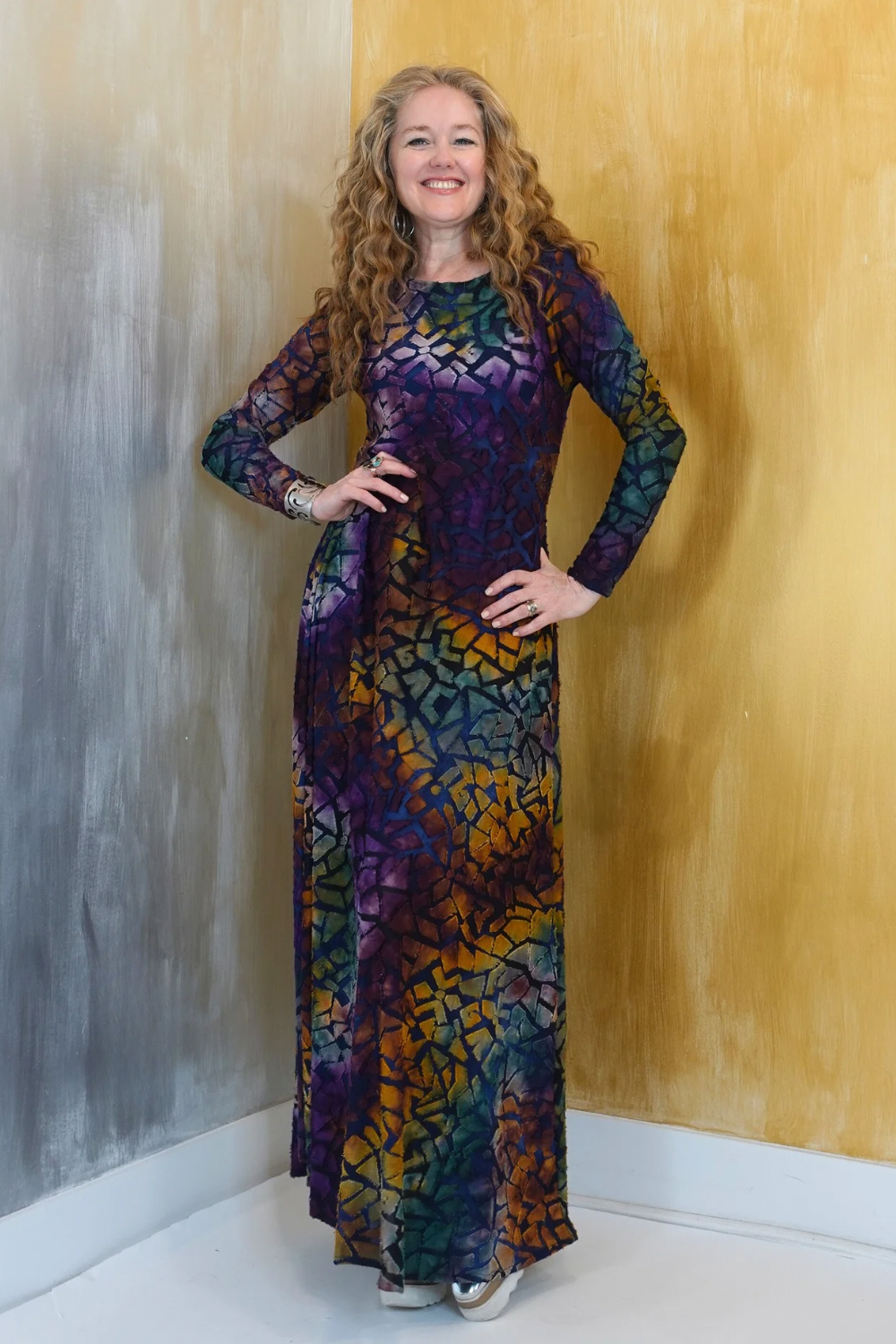 Mosaic Luxe A-Line Dress S-M/4-6 / Sleeveless Mosaic Luxe A-Line Dress S-M/4-6 / Sleeveless
