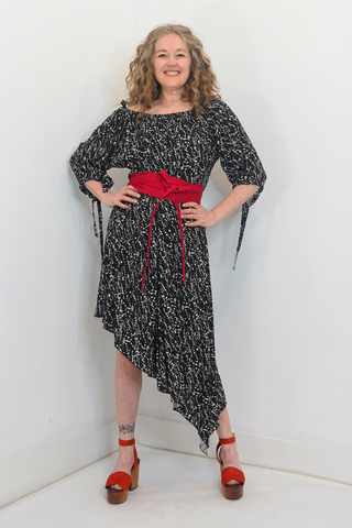 Wear 3 Ways Constellation Print Dress