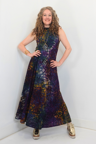 Mosaic Luxe A-Line Dress